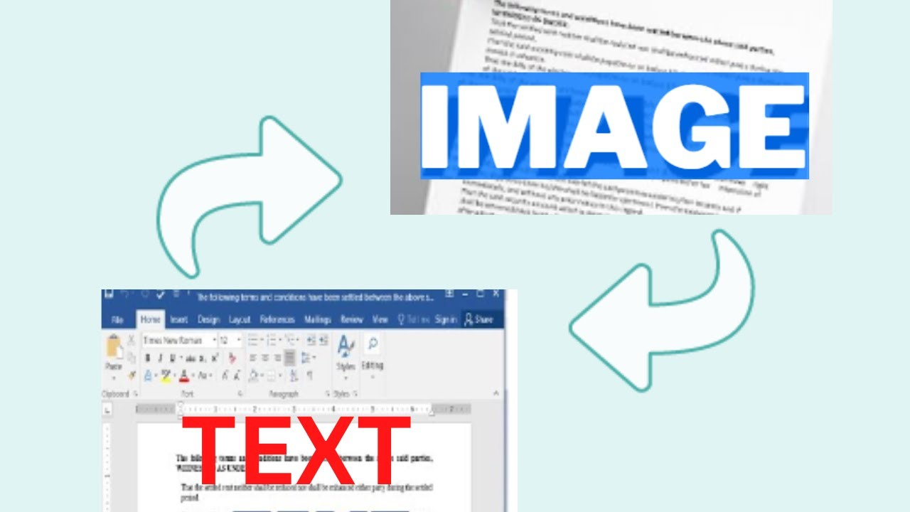 How to Convert Picture to Word Text Easily