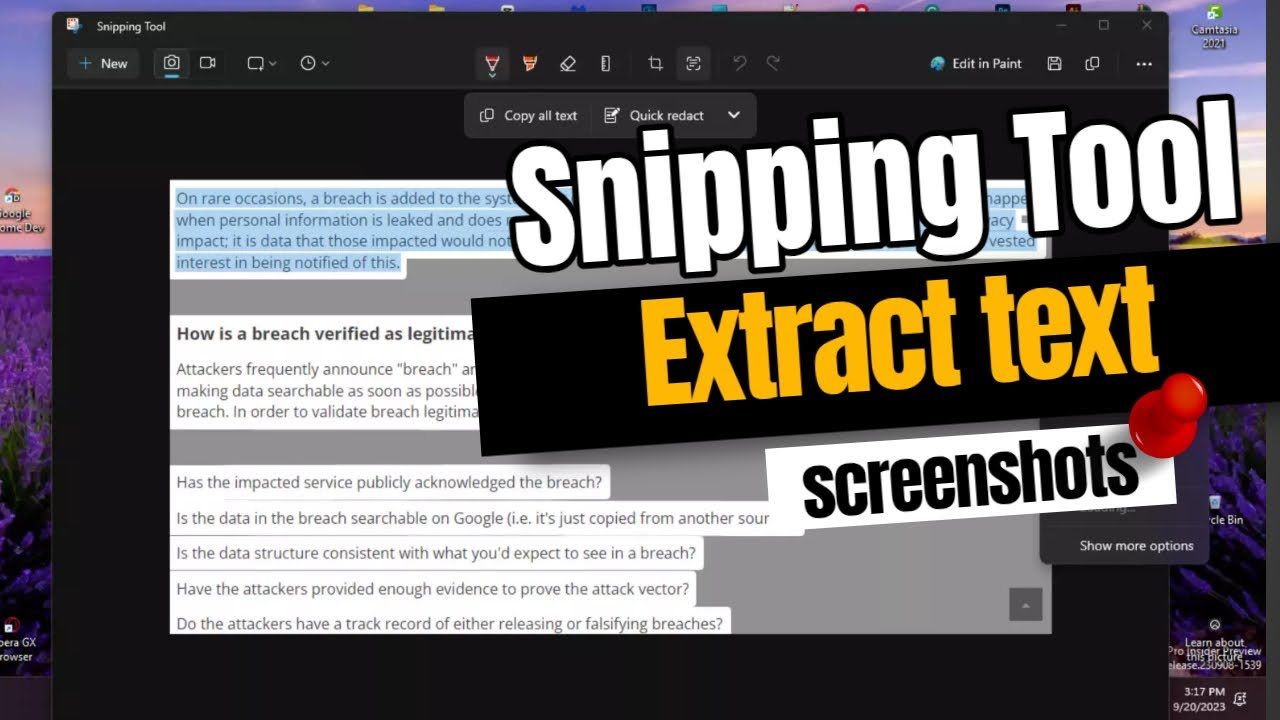How to Uncover Text in a Screenshot?